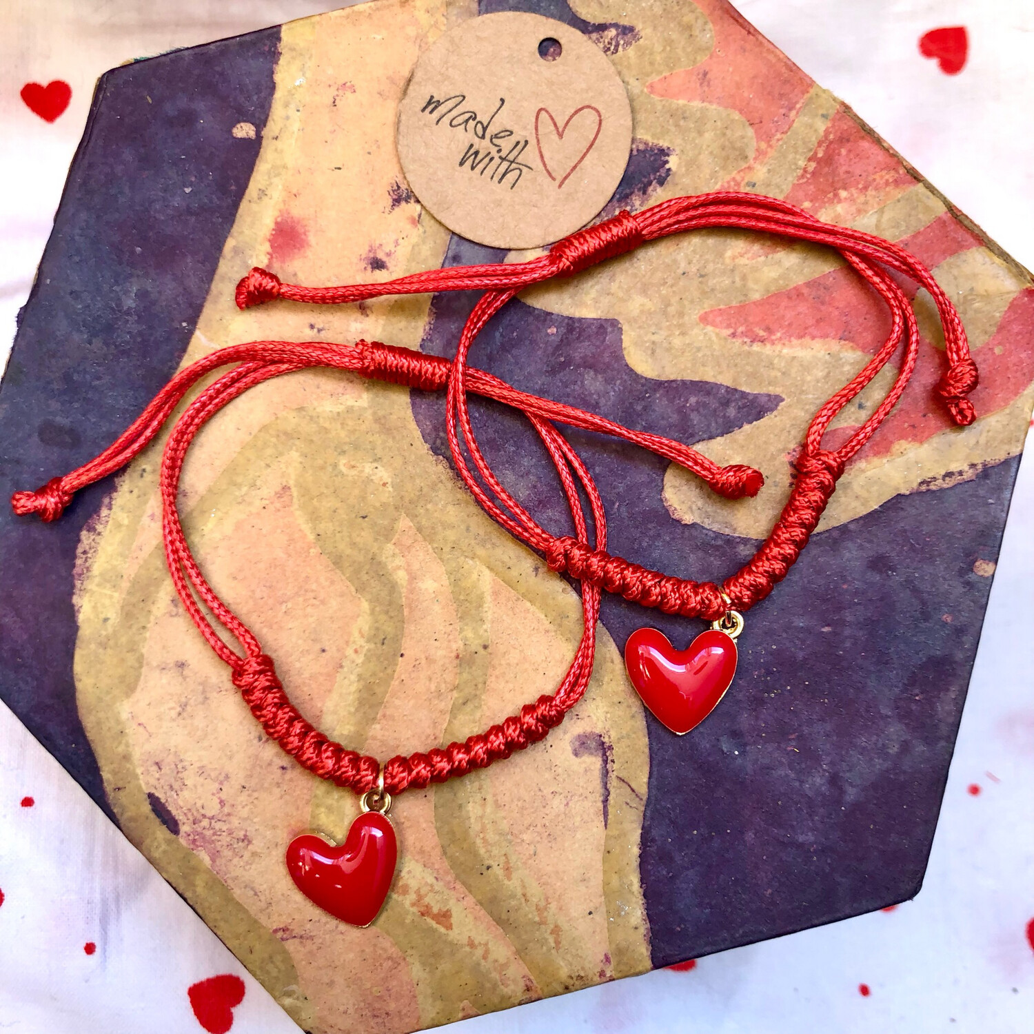 Braccialetto macramè  Sweet heart❤️