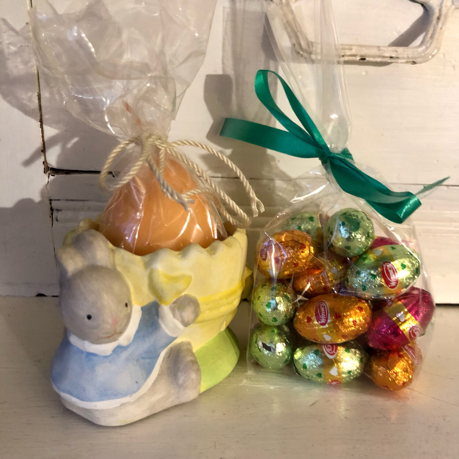 Coniglietto con candela uovo