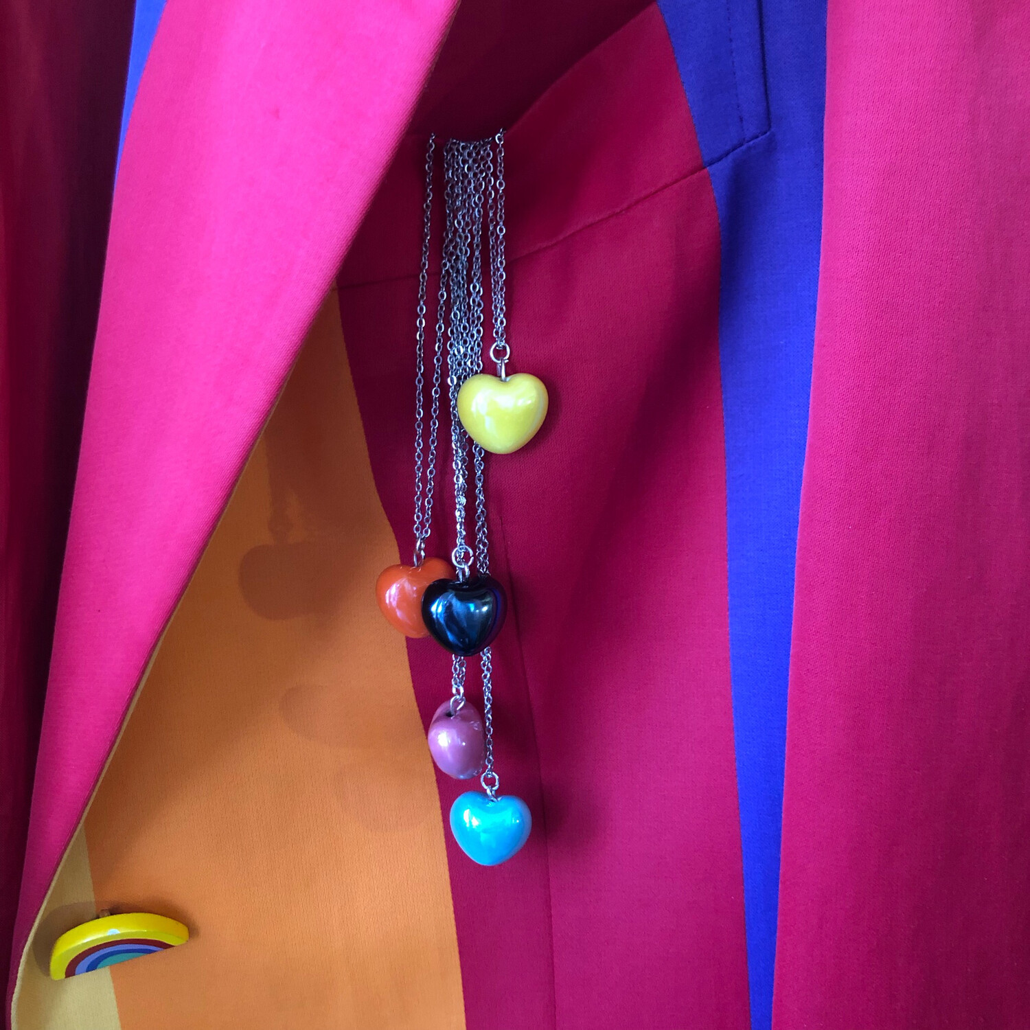 Collana cuore in ceramica