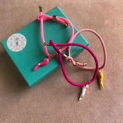 Bracciali pink portafortuna