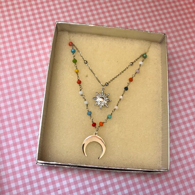 Collana Sole e Luna