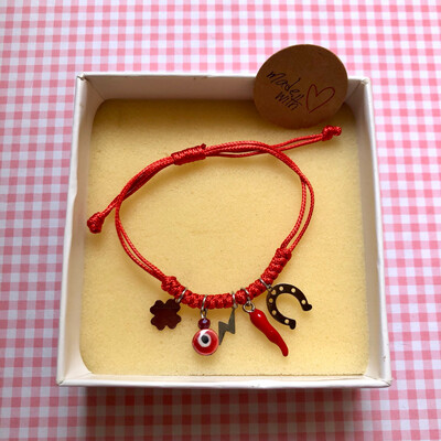 Braccialetto cordoncino Lucky 