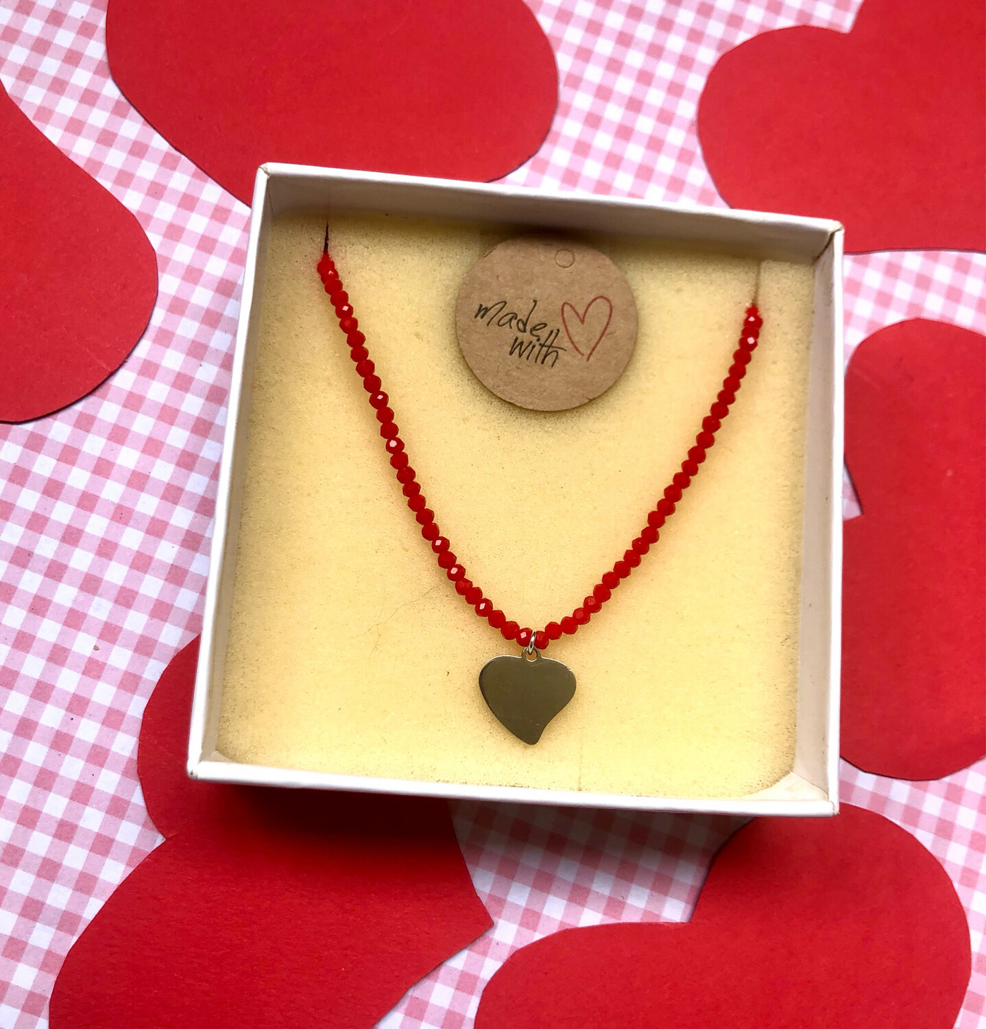 Collana Rouge e cuore ❤️