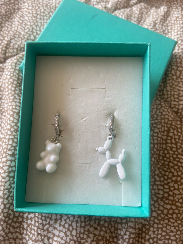 Hoops dog + orsetto white