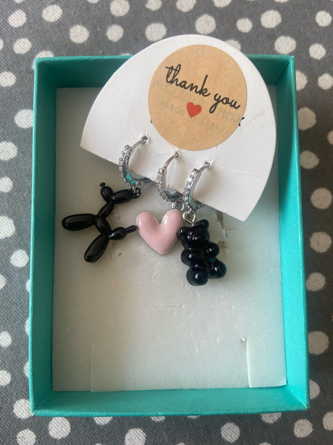 Set love dog &amp; teddy black