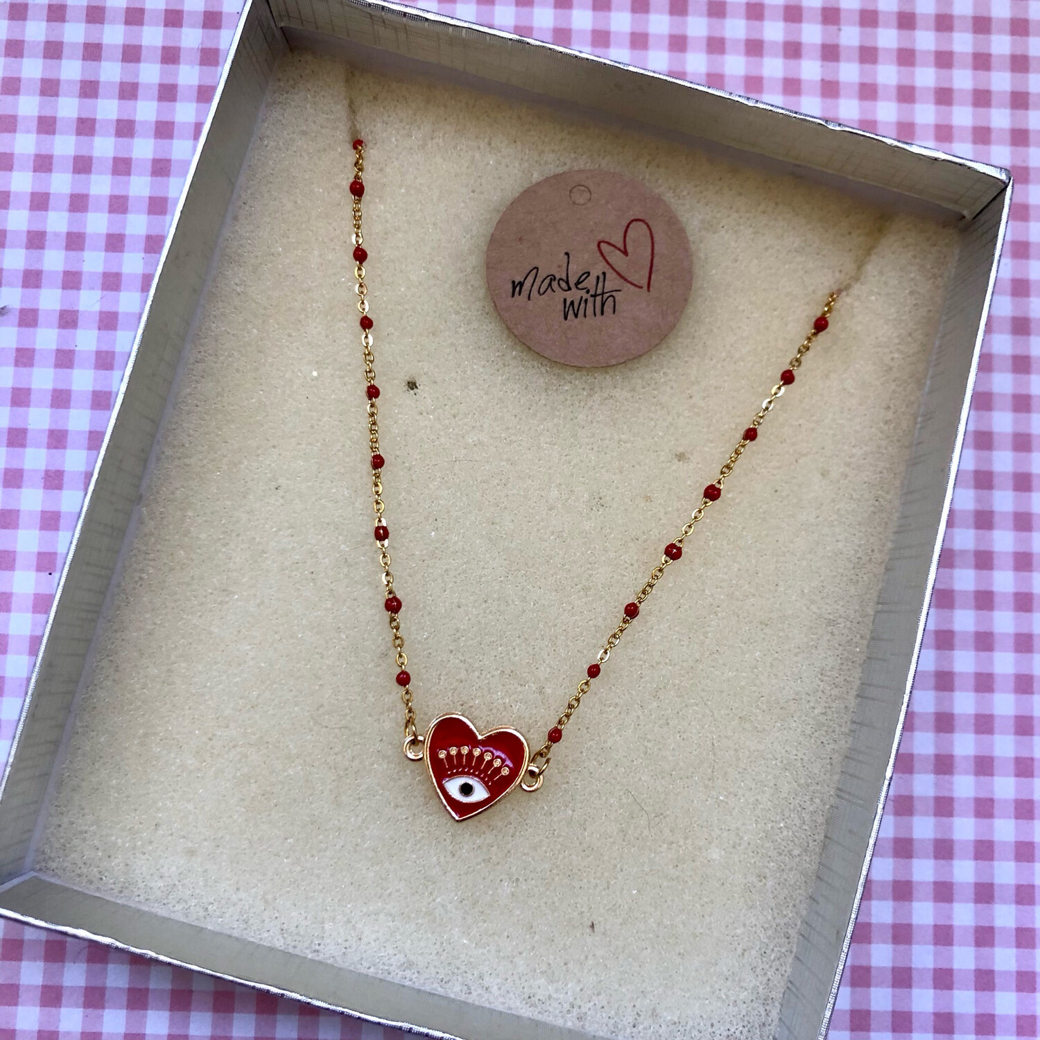 Collana ojo de la suerte