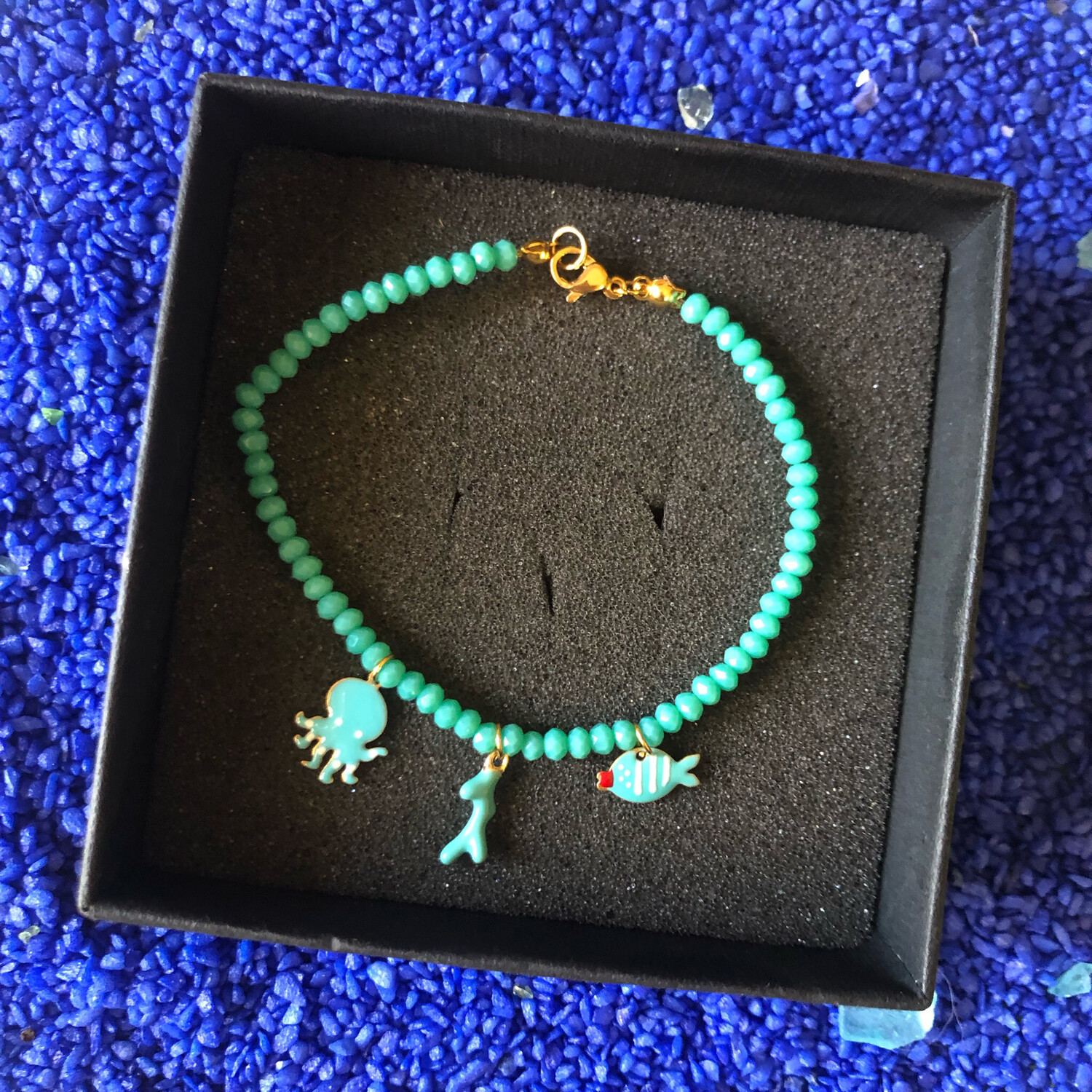 Braccialetto Elvissa Azzurro Tiffany