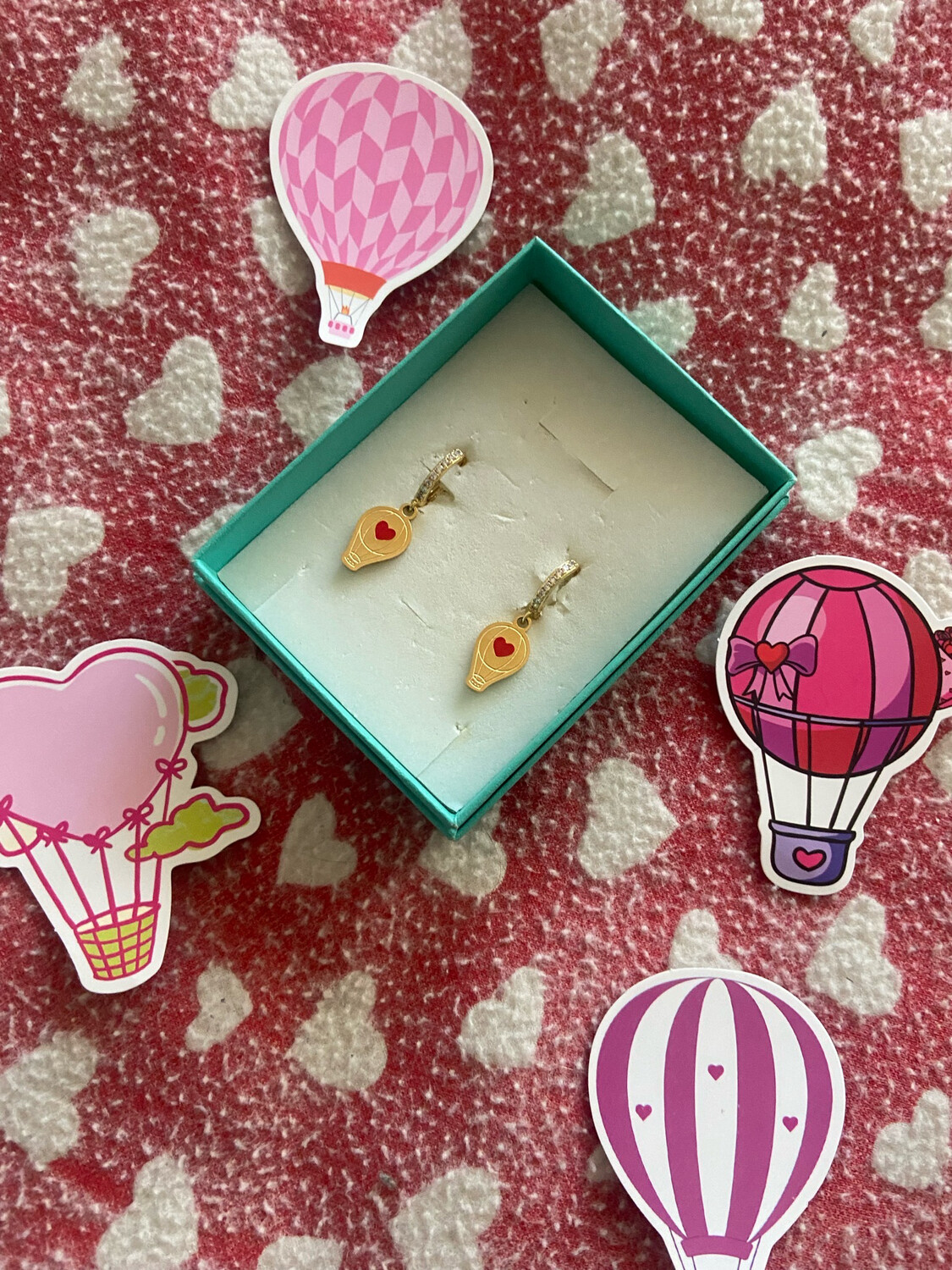 Hoops mongolfiere love gold