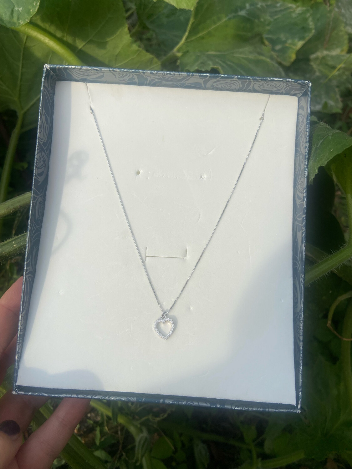 Collana cuoricino in argento 925