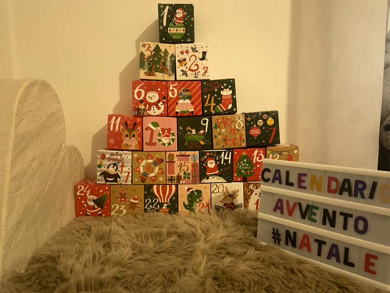 Calendario avvento argento 925