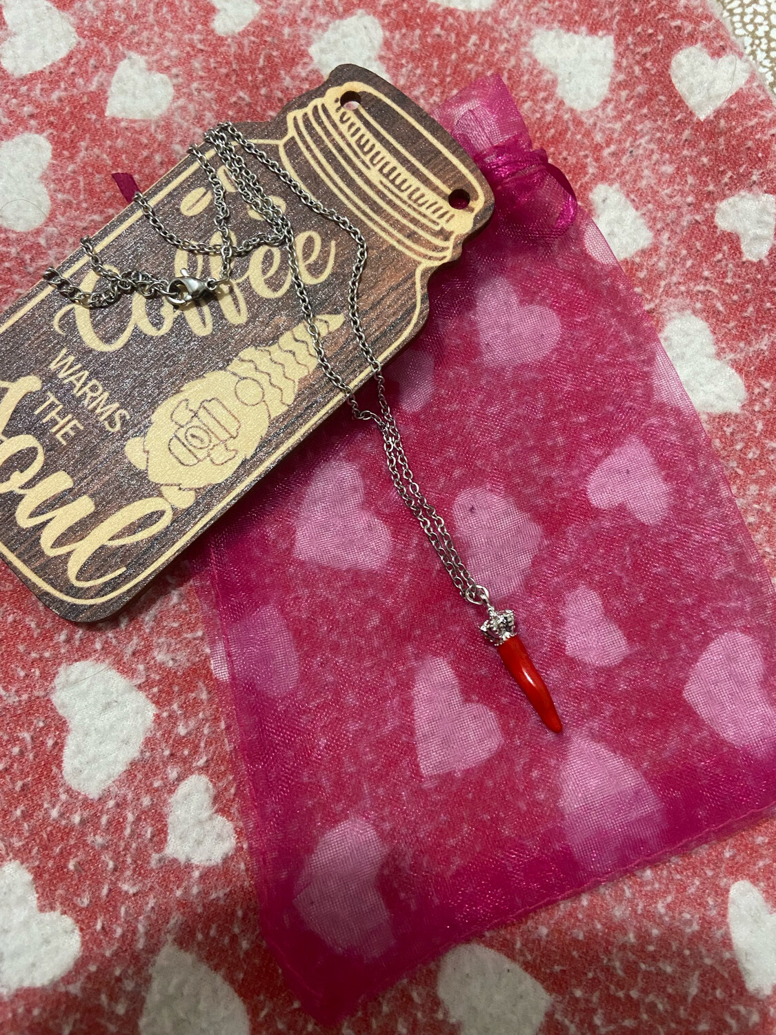 Collana cornetto red