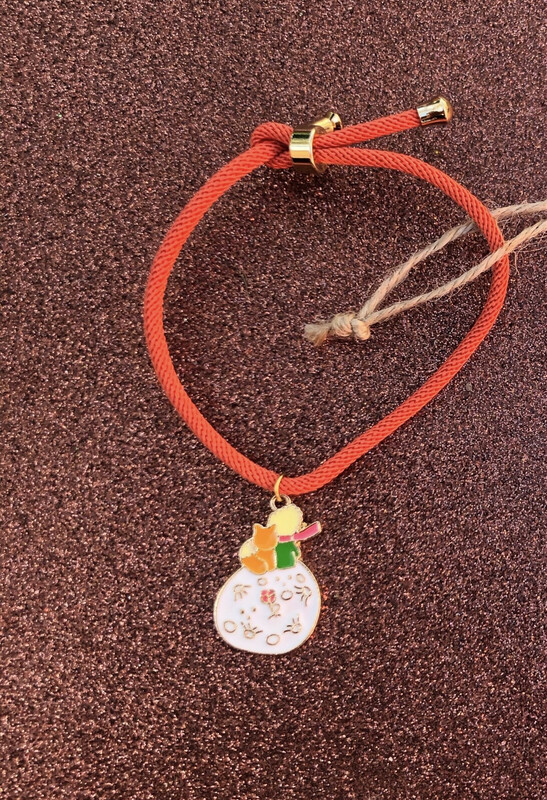 Braccialetto piccolo principe orange