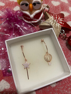 Hoops  magie argento 925 rosè