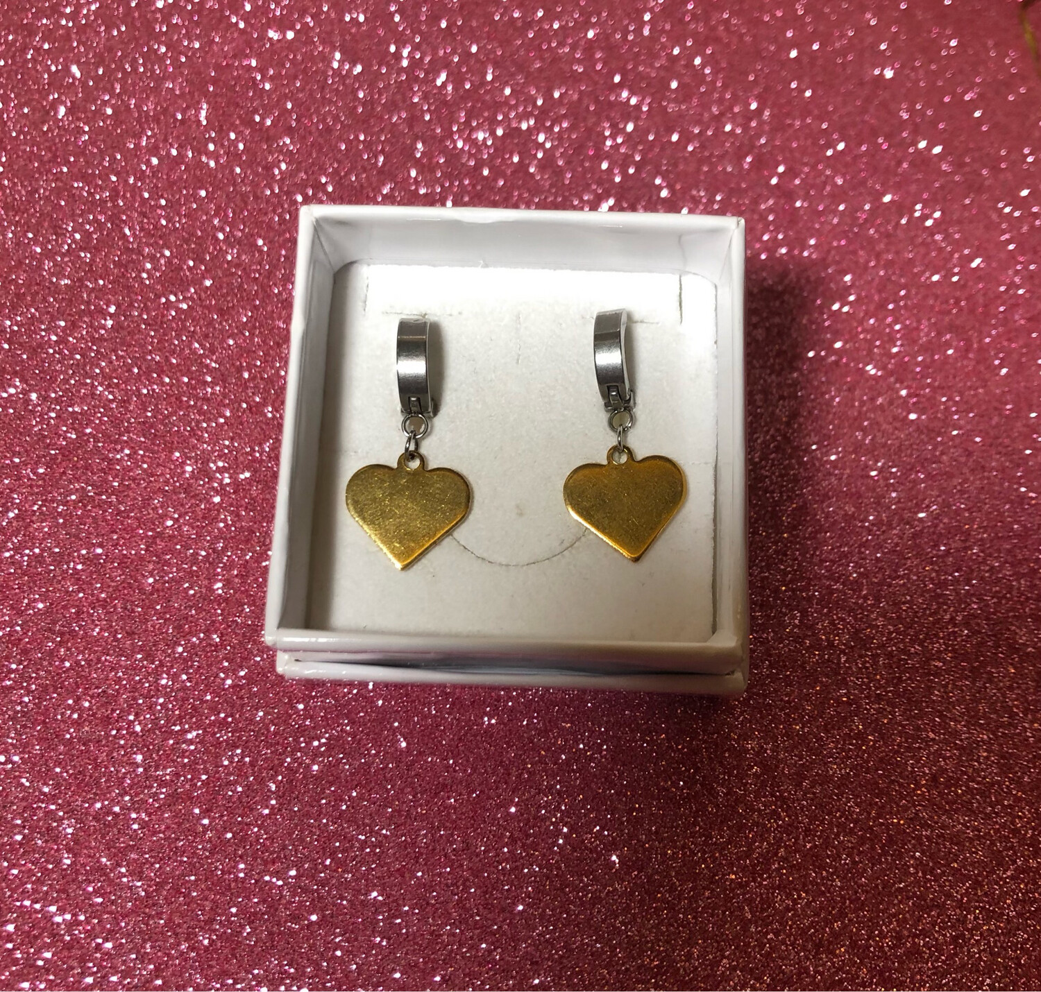 Orecchini Heart gold