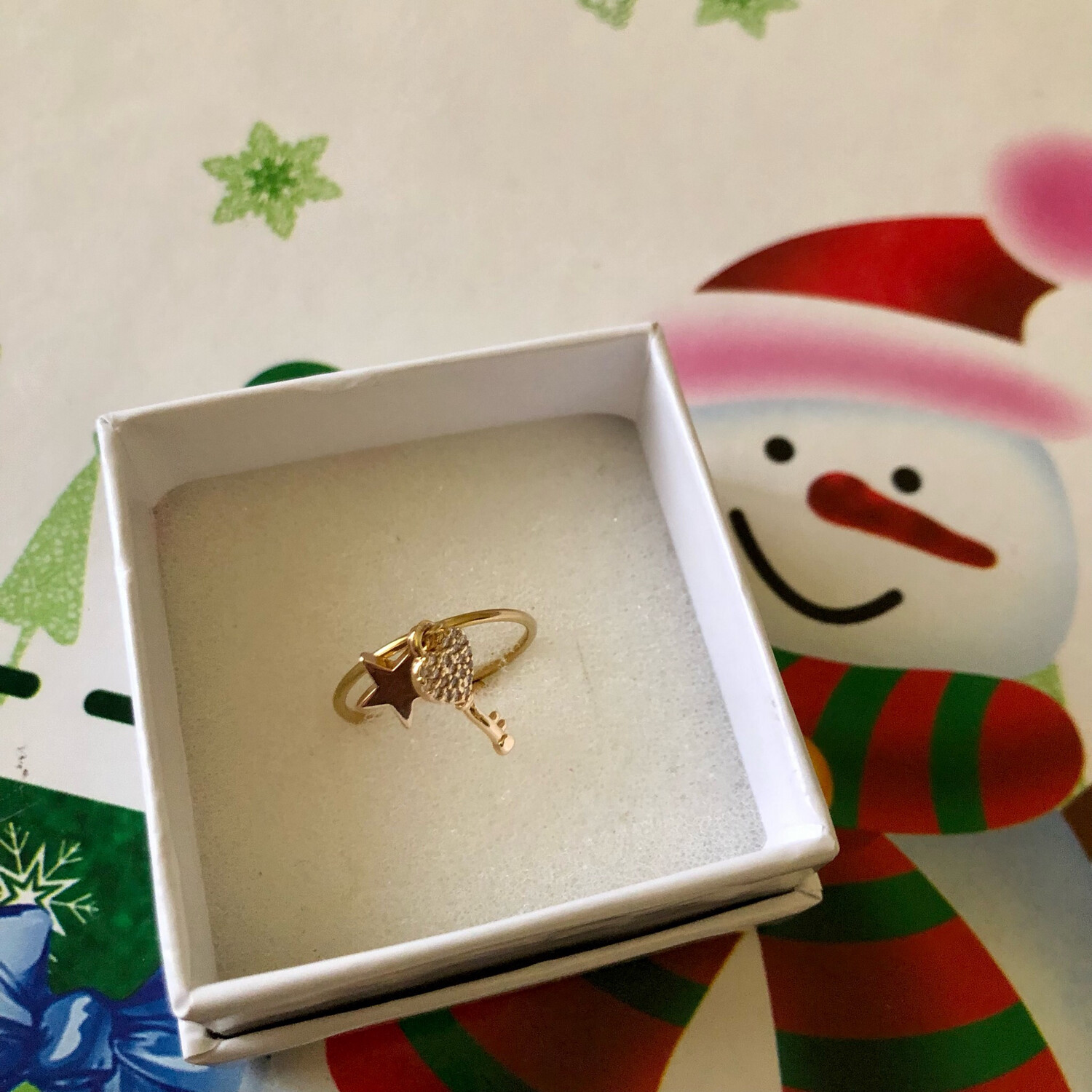 Anello chiave e stellina