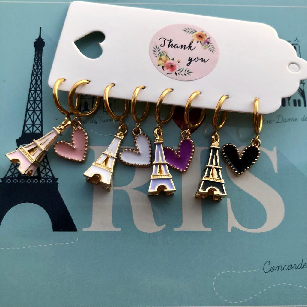 Orecchini viaggio a Parigi