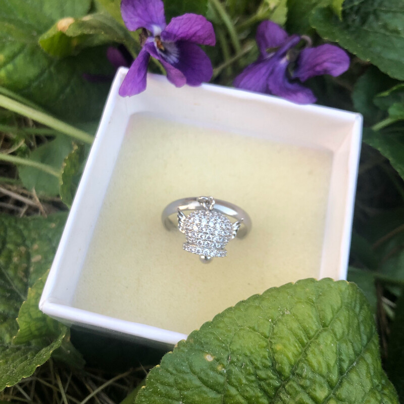 Anello campanella diavoletto silver 👿