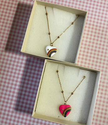Collana cuore arcobaleno❤️ 🌈