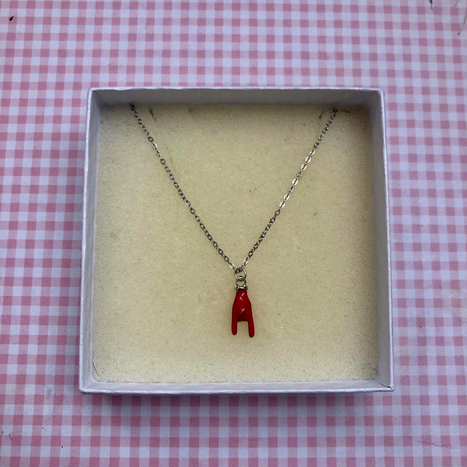 Collana mano tiè silver