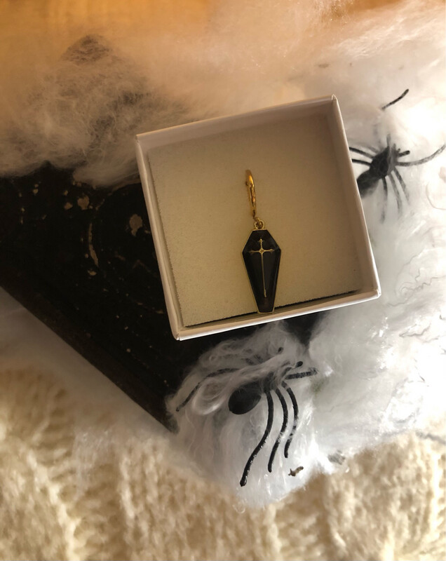 Mono orecchino Hallowen bara⚰️