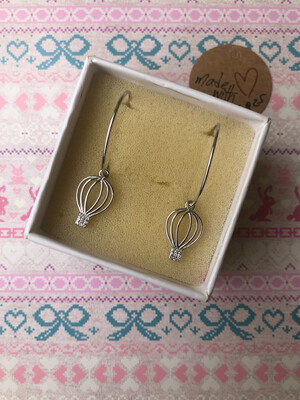Hoops mongolfiera silver in argento 925