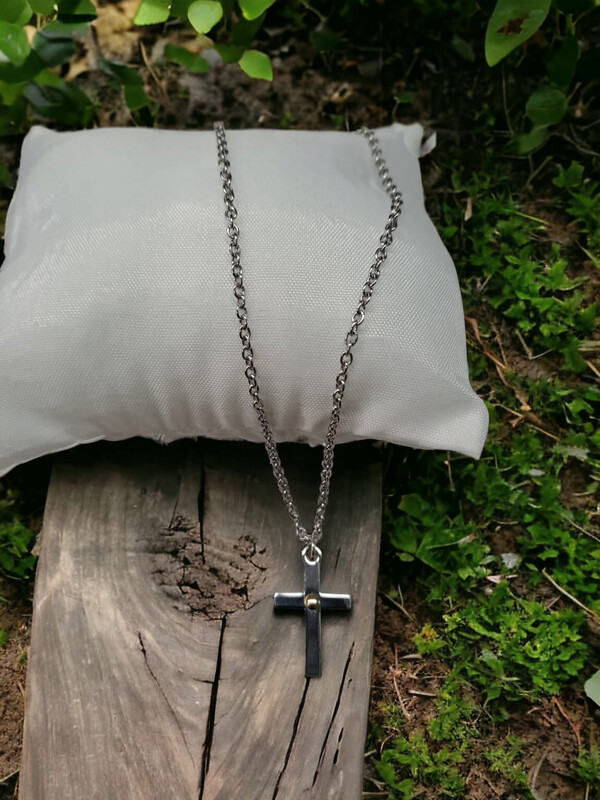 Collana croce Silver