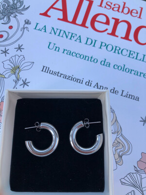 Orecchini bombati Silver