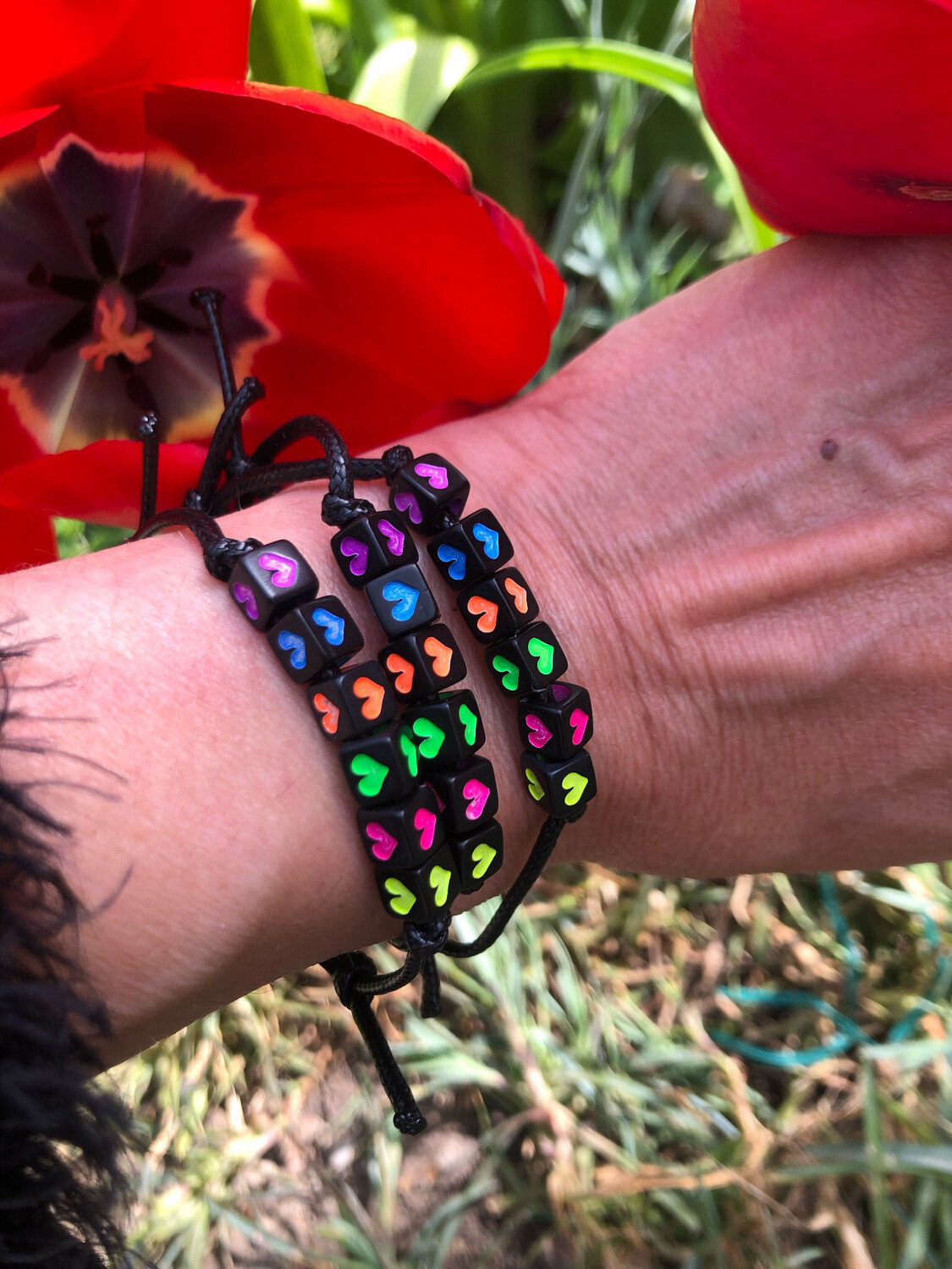 Braccialetto Love Fluo