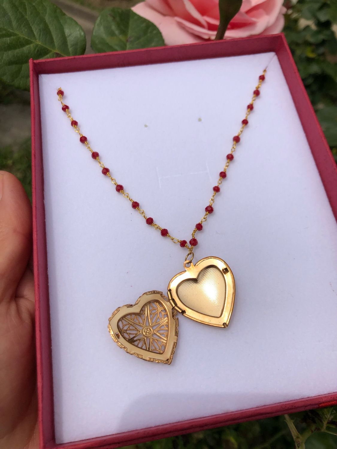 Collana cuore porta foto
