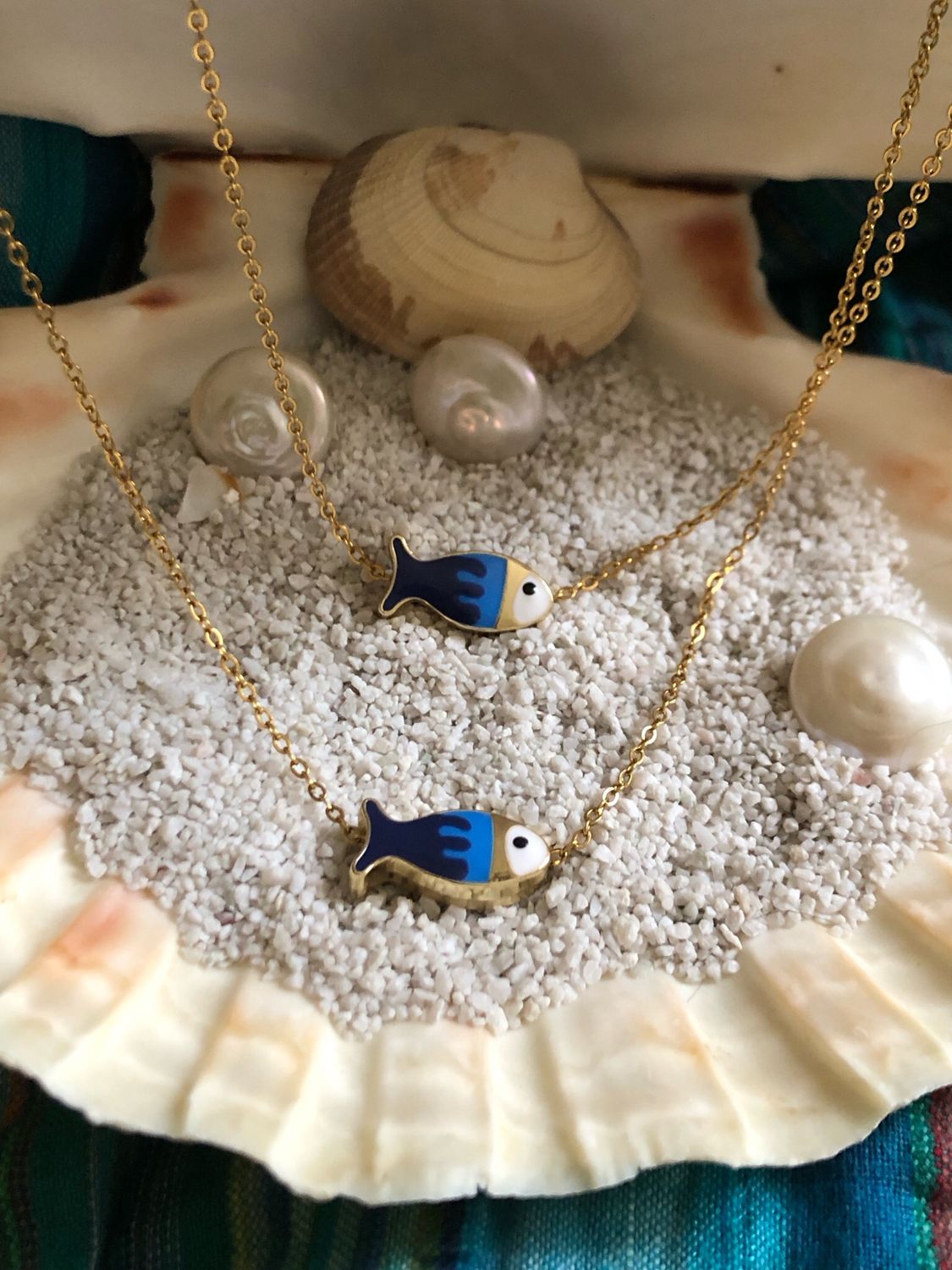 Collana blue fish 🐟