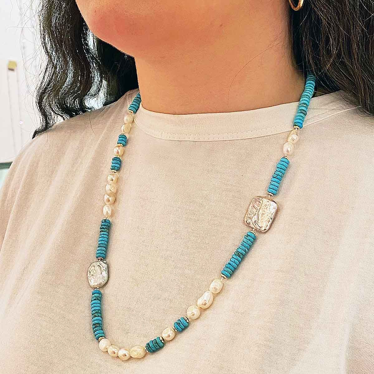 collana aulite e perle