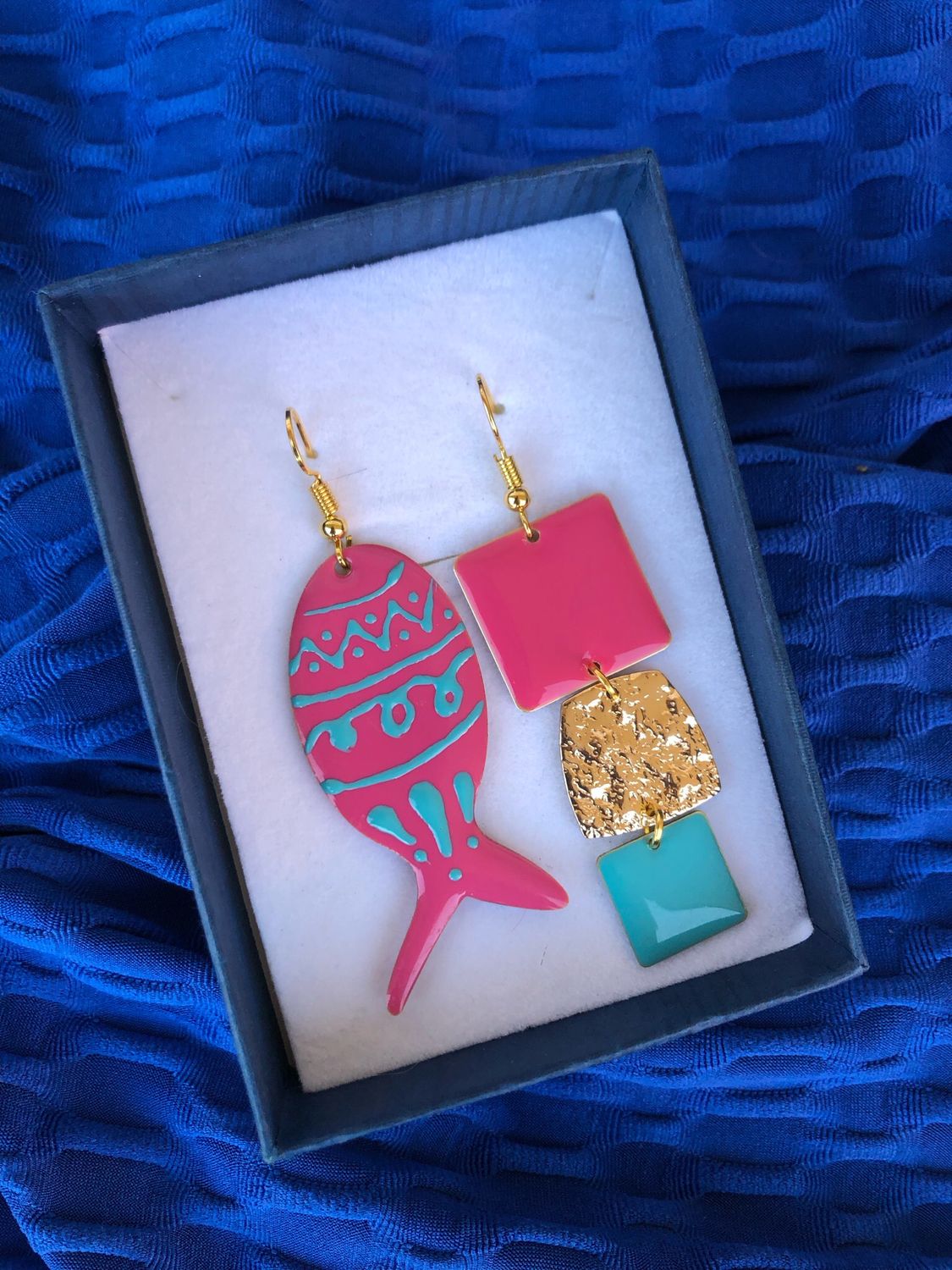 Orecchini Fish Pink