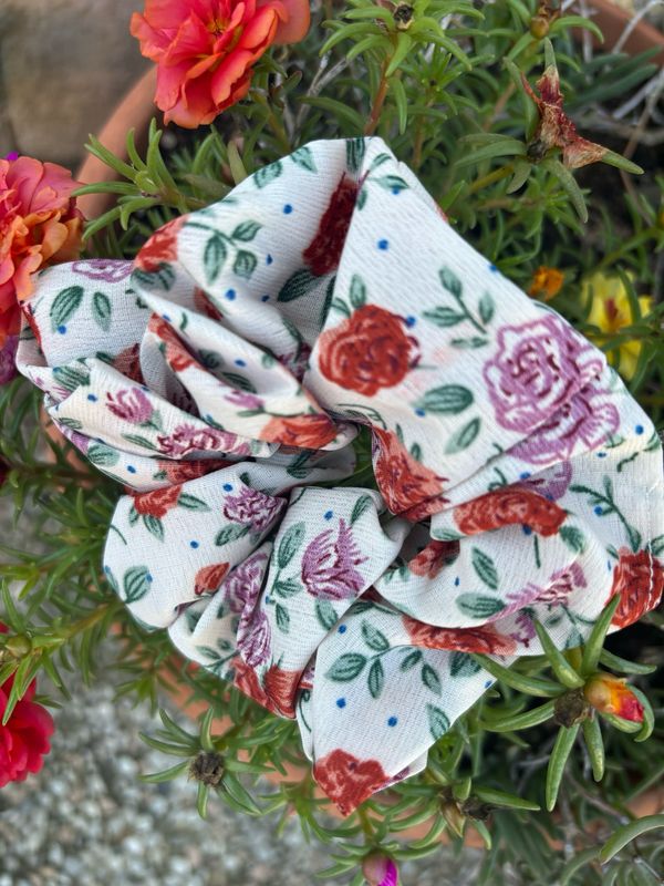 Scruncies rose