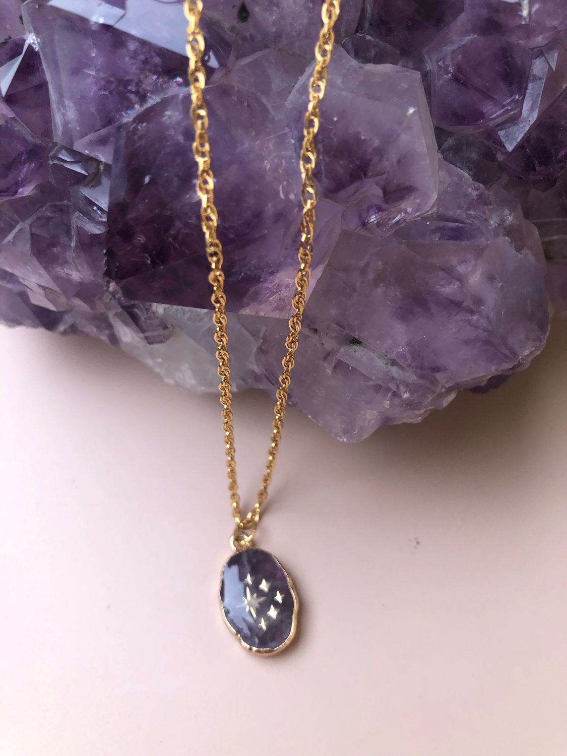 Collana charme Ametist