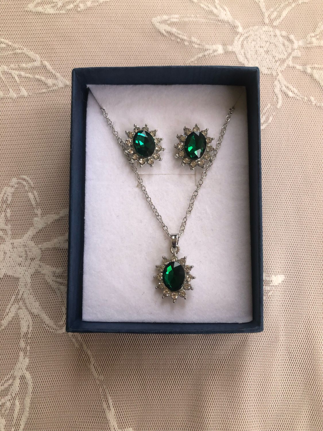 Parure Elegant Green