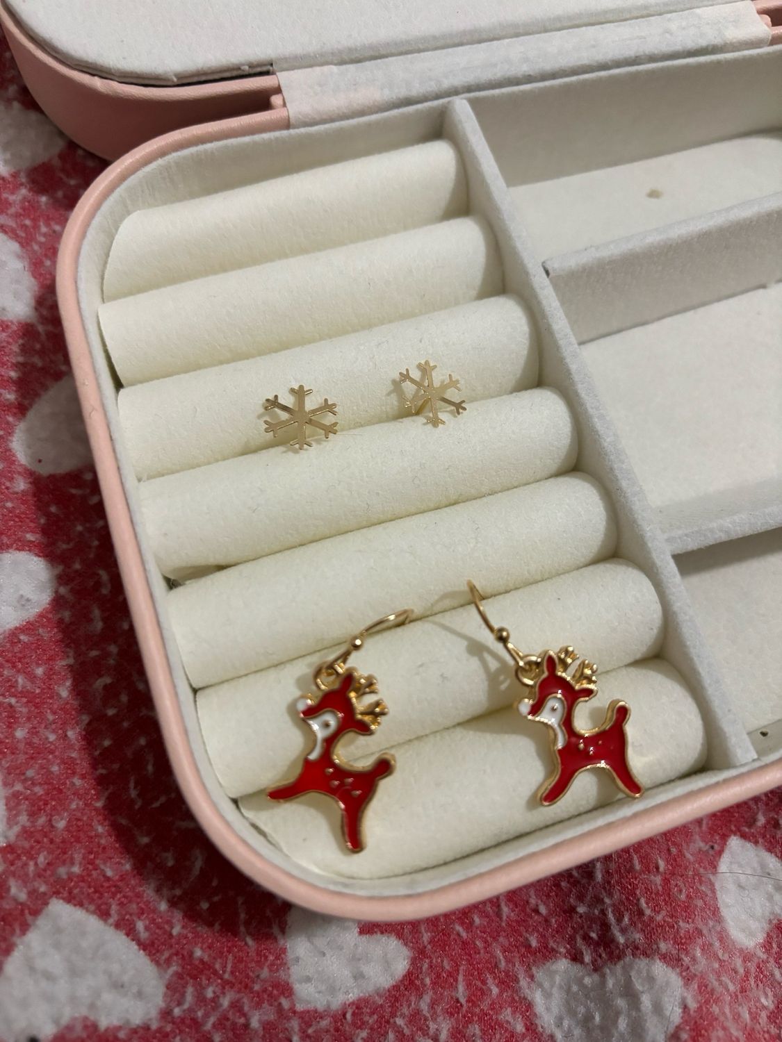 Set Orecchini fiocco e renna