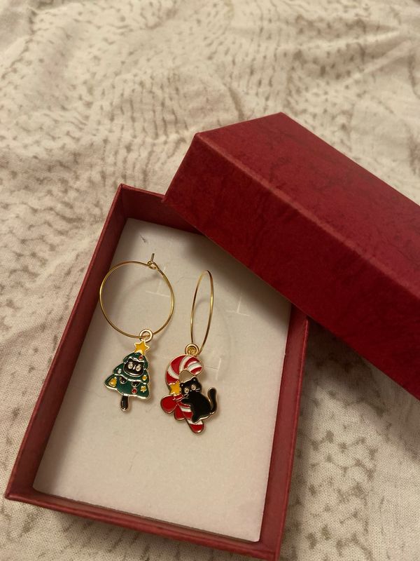 Set hoops gatto pazzerello noel