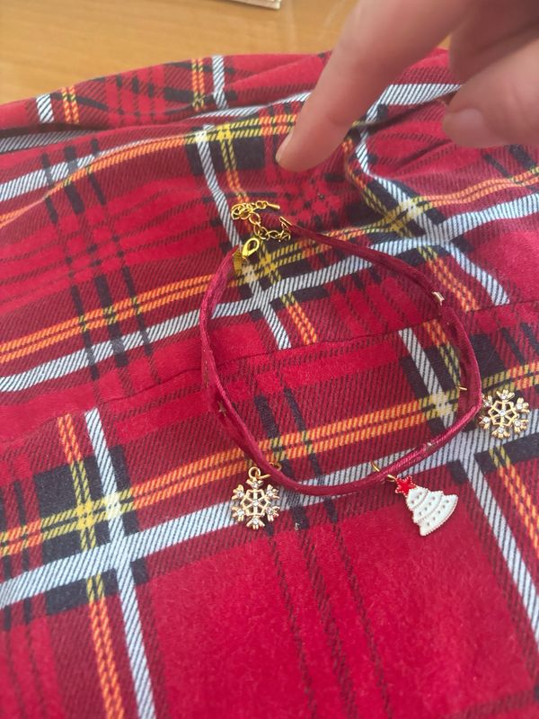 Collarino gioiello natalizio