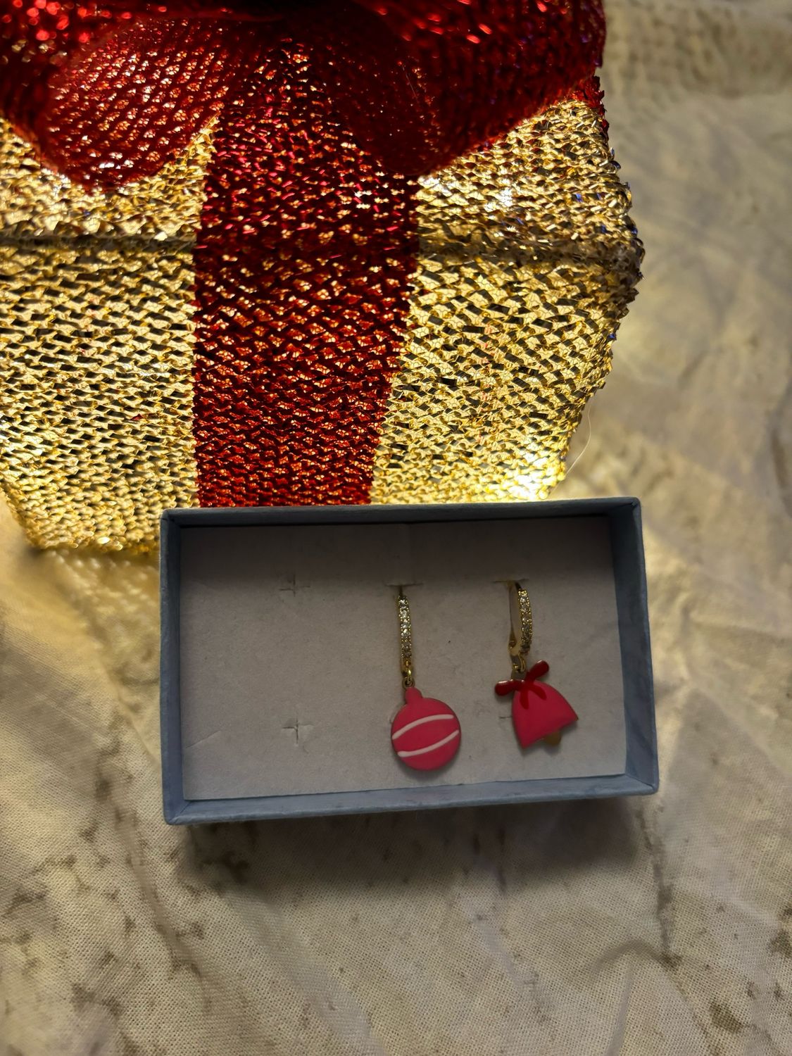 Hoops guanto+ campanella pink