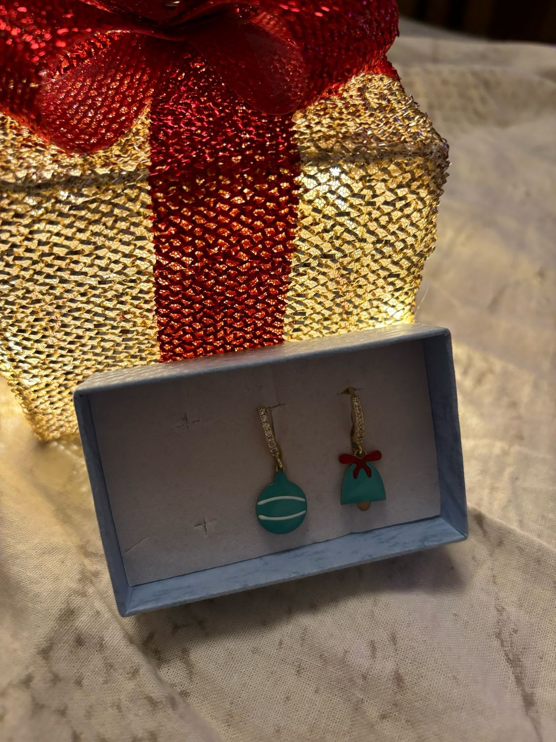 Hoops pallina + campanella tiffany