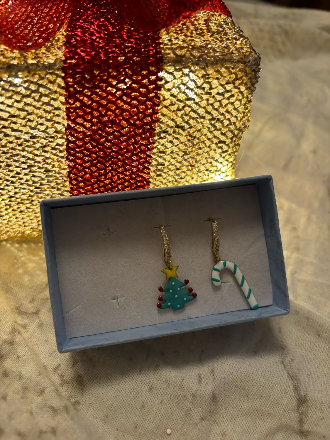 Hoops albero + bastoncino di zucchero tiffany
