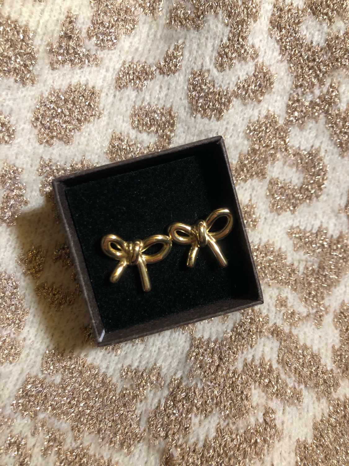 Orecchini Fiocco Gold (placato 18k)