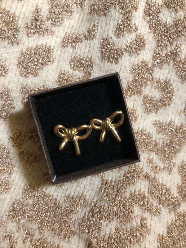 Orecchini Fiocco Gold (placato 18k)