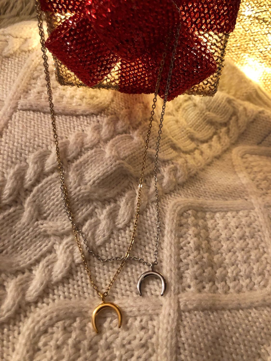Collana Luna (doppio corno)