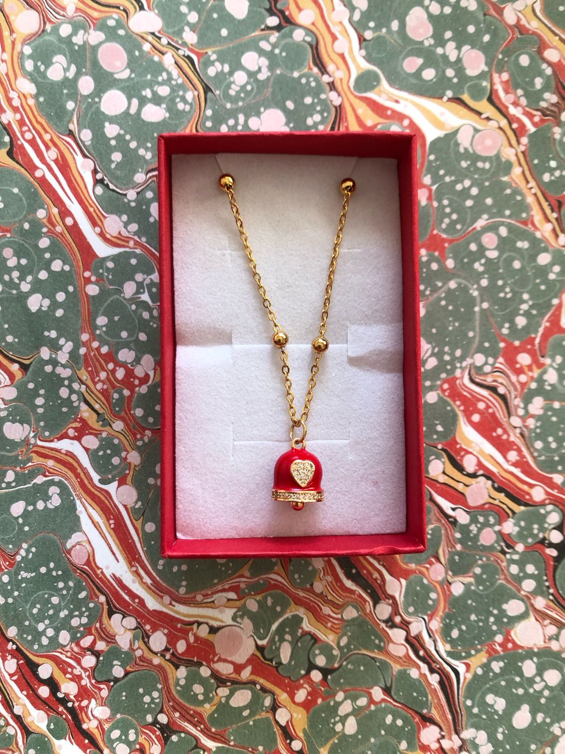 Collana Campanella rossa
