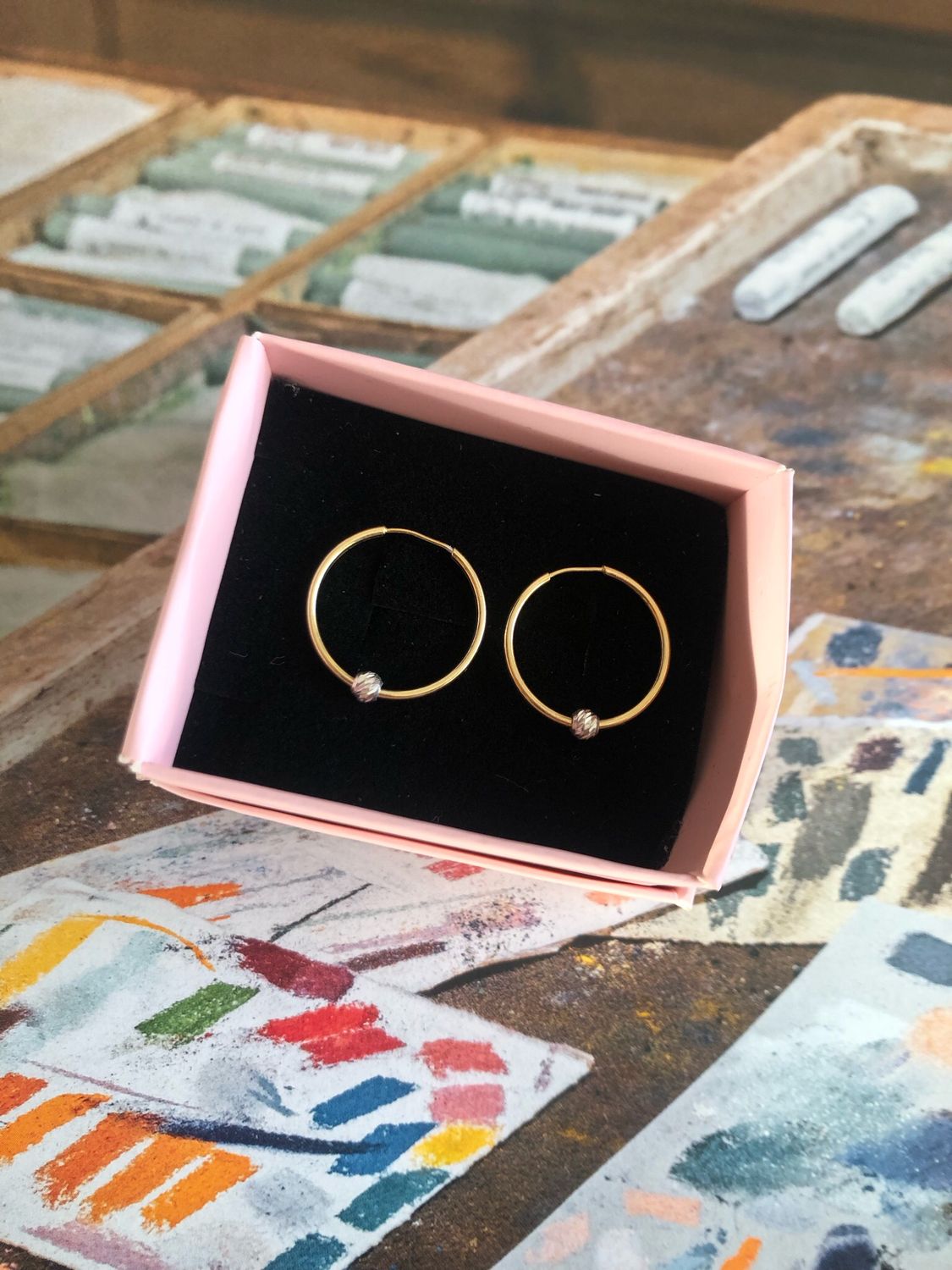 Cerchietti con sfera in argento 925
