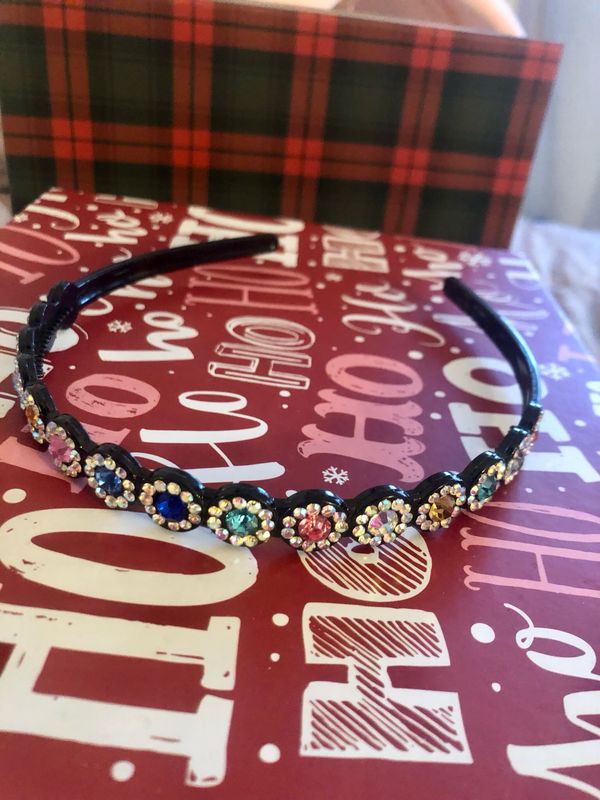 Cerchietti strass multicolore