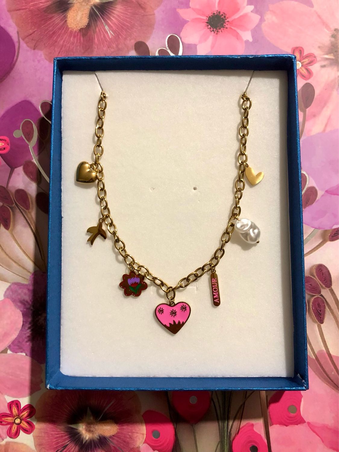 Collana charmes Amour