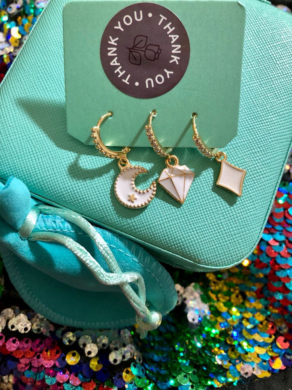 Set Hoops White