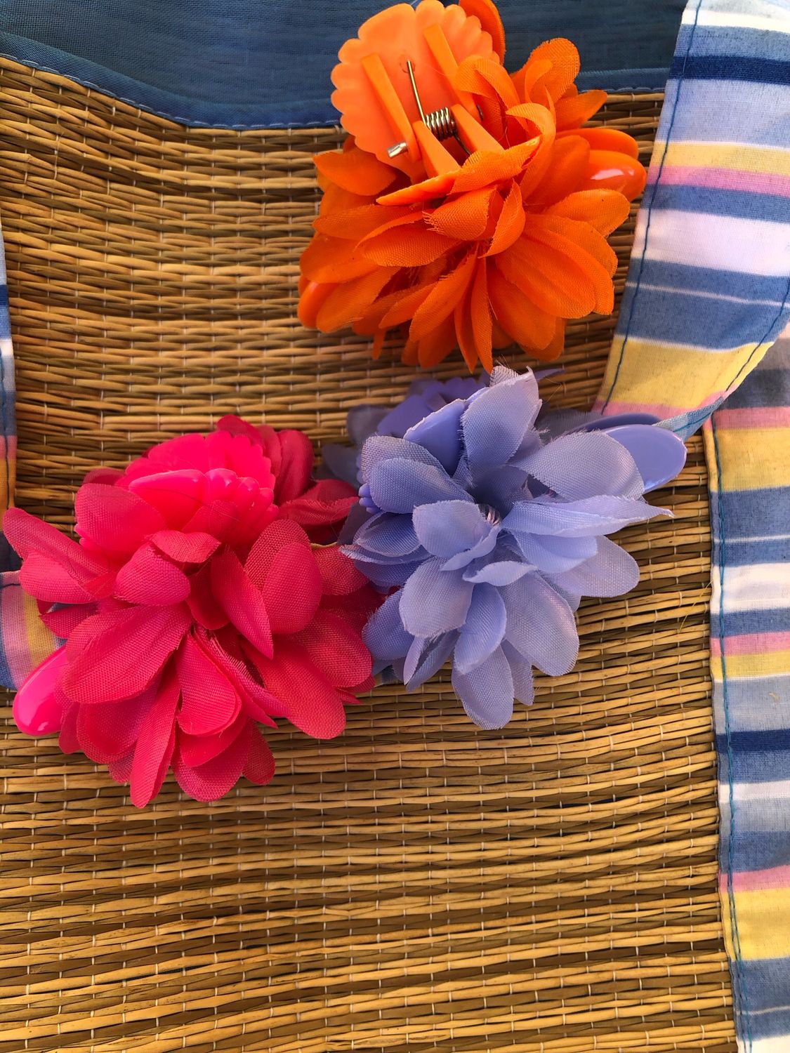 Mollettone per capelli fiore 🌺